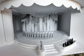 Model of the Earl Carroll Theatre in Hollywood, Los Angeles
