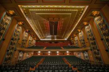 Alameda Theatre, San Francisco Bay Area: Auditorium ceiling from Stage