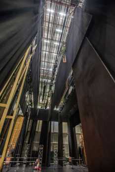 Festival Theatre, Edinburgh, United Kingdom: outside London: Grid And Counterweight Wall From Stage Left