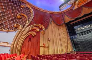 Fox Theater Bakersfield, California (outside Los Angeles and San Francisco): House Left Wall And Stage