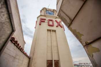 Fox Theater Bakersfield, California (outside Los Angeles and San Francisco): Clock Tower From Projection Booth