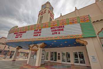 Fox Theater Bakersfield, California (outside Los Angeles and San Francisco): Box Office And Marquee