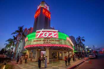 Fox Theater Bakersfield, California (outside Los Angeles and San Francisco): Marquee at Night