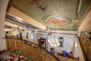 Fox Theater Bakersfield, California (outside Los Angeles and San Francisco): Lobby Ceiling From Mezzanine