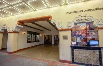 Visalia Fox Theatre, California (outside Los Angeles and San Francisco): Box Office And Theatre Entrance Behind