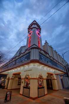 Visalia Fox Theatre, California (outside Los Angeles and San Francisco): Clock Tower And Box Office