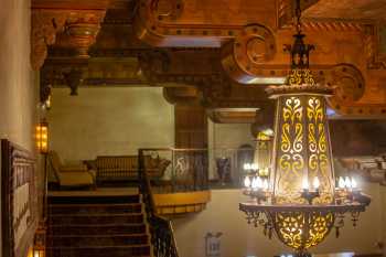 Visalia Fox Theatre, California (outside Los Angeles and San Francisco): Chandelier And House Left Stairs