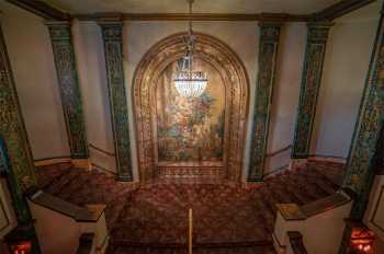 Grand Lake Theatre, Oakland, San Francisco Bay Area: Lobby Landing from above