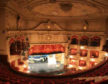 King’s Theatre, Edinburgh, United Kingdom: outside London: View from Upper Circle prior to Dome repainting