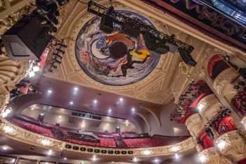 King’s Theatre, Edinburgh, United Kingdom: outside London: Auditorium ceiling from Stage Left