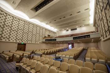 Pasadena Scottish Rite, Los Angeles: Greater Metropolitan Area: Auditorium Rear from Orchestra Right