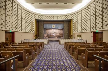 Pasadena Scottish Rite, Los Angeles: Greater Metropolitan Area: Stage from Mid Orchestra Center
