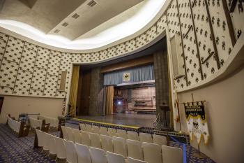 Pasadena Scottish Rite, Los Angeles: Greater Metropolitan Area: Stage from Mid Orchestra Right