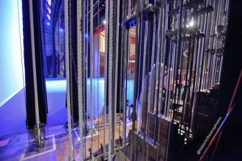 Wilshire Ebell Theatre, Los Angeles, Los Angeles: Greater Metropolitan Area: Stage from behind Counterweight fly lines