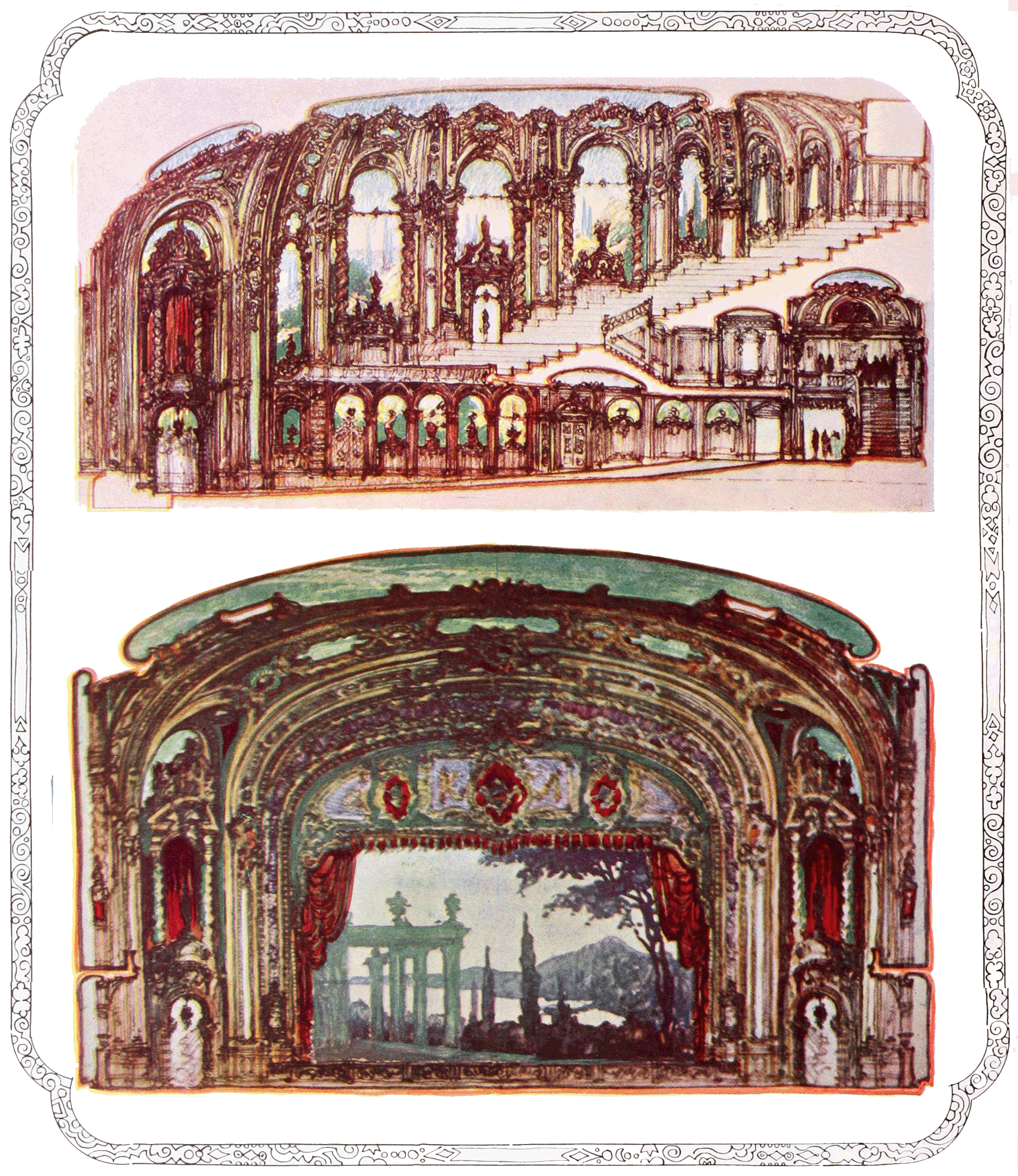 Semi-Atmospheric (top); Proscenium Arch (bottom)