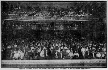 Opening night photo, as printed in the 21st August 1912 edition of <i>The Kansas City Post</i> (JPG)