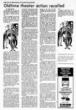 History of the theatre, as printed in the 29th November 1980 edition of the <i>Merced Sun-Star</i> (820KB PDF)