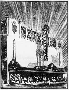 Sketch of the theatre’s exterior as featured in the 18th May 1930 edition of the <i>Abilene Daily Reporter</i> (JPG)