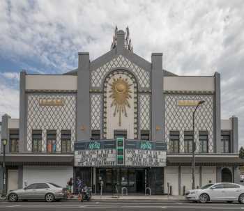 Parkway Theater: Façade in July 2022