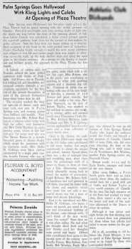 News of the theatre’s opening, as printed in the 19th December 1936 edition of <i>The Limelight</i> (450KB PDF)