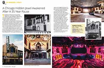 Two-page feature on the renovation and rebirth of the theatre as printed in the <i>Theatre Historical Society’s</i> 2024 Fall edition of <i>Marquee</i> magazine (11.3MB PDF)