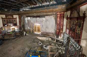 Auditorium during renovation, courtesy <i>Colin Boyle/Block Club Chicago</i> (JPG)