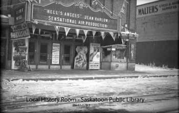 Exterior circa 1930, courtesy <i>Saskatoon Public Library</i> (JPG)