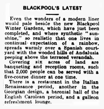 Report of the opening of the “Spanish courtyard”, as printed in the 29th May 1931 edition of <i>The Liverpool Echo</i> (190KB PDF)