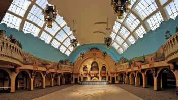Blackpool Winter Gardens’ Spanish Hall: Spanish Hall post-renovation, courtesy <i>Conlon Construction</i>
