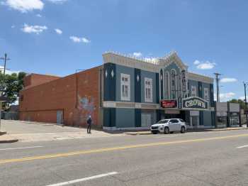 Crown Uptown Theatre: Exterior in Spring 2025
