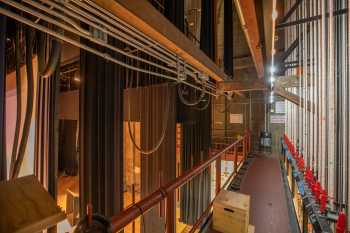 7th Street Theatre, Hoquiam, Pacific Northwest: Fly Floor, from Downstage looking Upstage