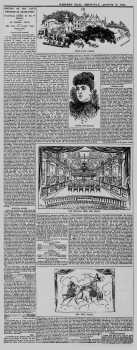 News of the theatre’s opening, as printed in the 13th August 1891 edition of the <i>Western Mail</i>, copyright <i>The British Library Board</i>, all rights reserved (5MB PDF)