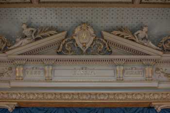 Adelina Patti Theatre, Craig-y-Nos, United Kingdom: outside London: Proscenium Centerpiece