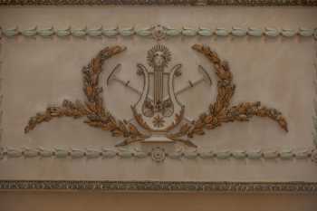 Adelina Patti Theatre, Craig-y-Nos, United Kingdom: outside London: Auditorium Plasterwork