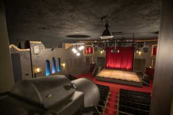 Alberta Rose Theatre, Portland, Pacific Northwest: Auditorium from Spot Booth, alongside Followspot