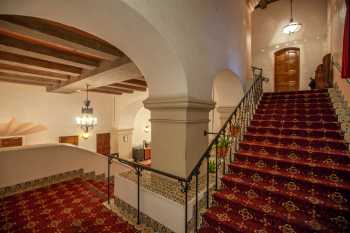 Arlington Theatre, Santa Barbara: Balcony House Left Stairs
