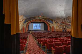 Avalon Theatre, Catalina Island, California (outside Los Angeles and San Francisco): Auditorium from Entrance