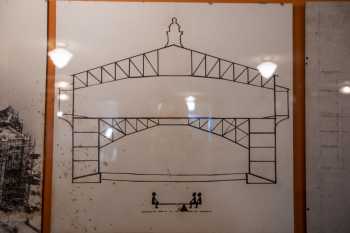 Avalon Theatre, Catalina Island: Drawing of cantilever principles used in the design of the Casino building