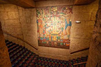 Aztec Theatre, San Antonio: Lobby Stairs North