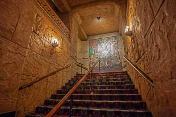 Aztec Theatre, San Antonio: Lobby Stairs South