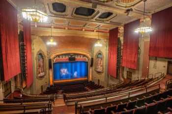 Balboa Theatre, San Diego: Auditorium from Balcony Left behind Cross Aisle