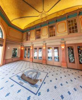 Balboa Theatre, San Diego: Lobby Panorama, from floor to ceiling