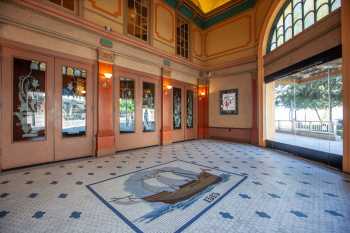 Balboa Theatre, San Diego: Lobby from left