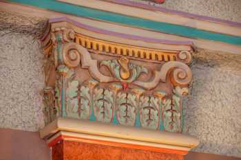 Balboa Theatre, San Diego: Decorative Pilaster Closeup