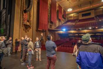 Balboa Theatre, San Diego: Tour Group Onstage