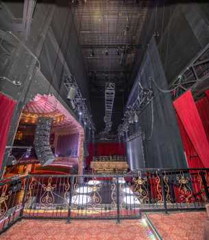 The Belasco, Los Angeles: Stage from VIP Balcony Stage Left