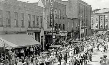 Orange Walk passing by the theatre on 12th July 1947, courtesy <i>Port Hope History</i> (JPG)