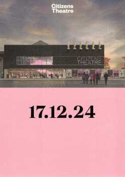 Invitation to the Civic Reception held at Glasgow City Chambers on 17th December 2024, courtesy <i>Citizens Theatre</i> (360KB PDF)