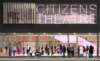 Rendering of the theatre’s new entrance by Bennetts Associates