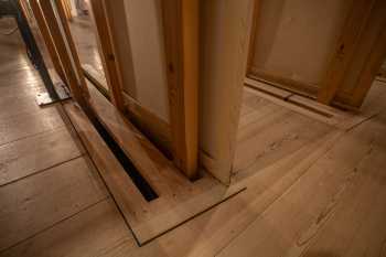 Confidencen, Solna, Sweden: Slots in Stage Floor - Stage Right